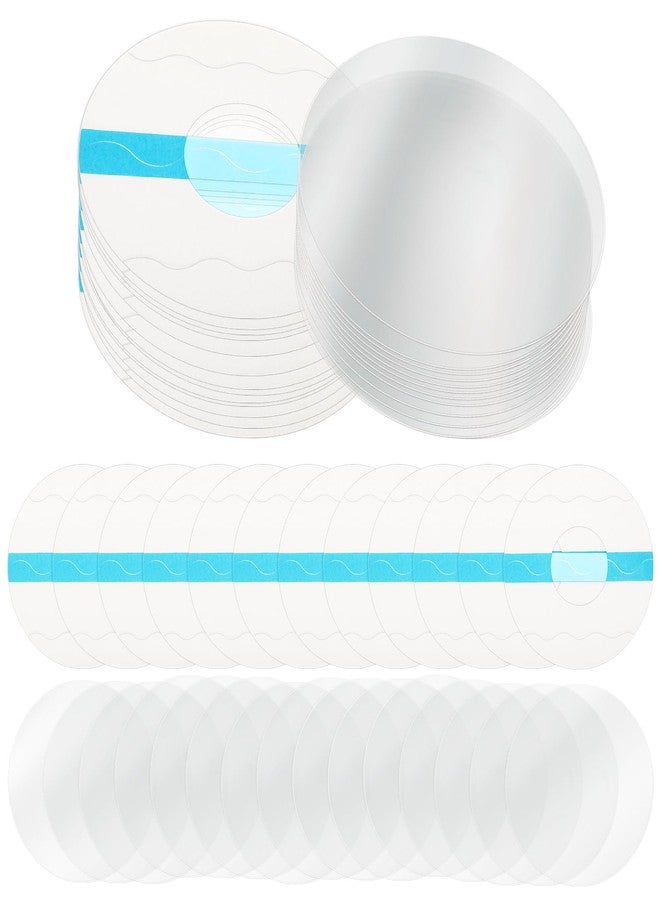 WY LIGHTING LEVEL 30 Pack Latex-Free Glucose Sensor Covers Medical Adhesive Patches for Precut CGM Tape with No Glue on The Center Waterproof and Strong Stick for Long Stay - Image 3